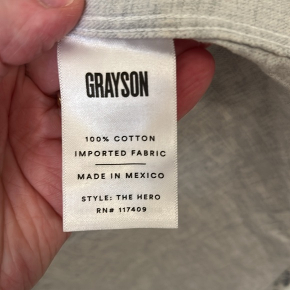 Grayson The Hero Ditsy Floral 100% Cotton Button-down Shirt Womens size XS/01 - Picture 12 of 14